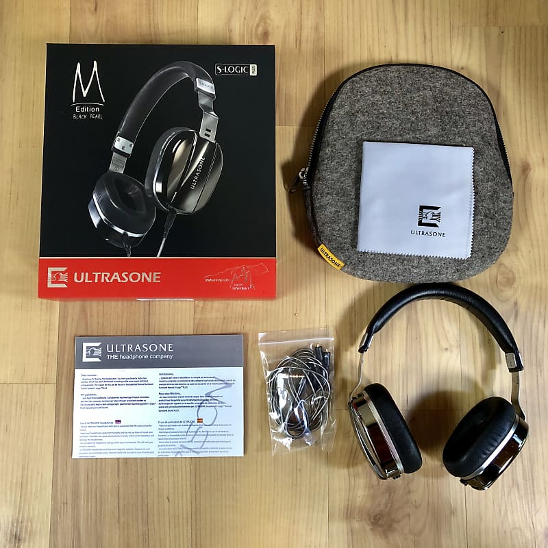 Ultrasone Edition M Black Over Ear Like New Headphones Free