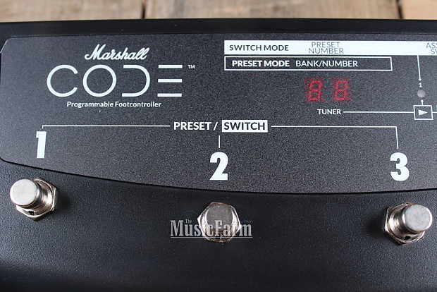Marshall CODE Stompware 4 Way Footswitch Controller for Code