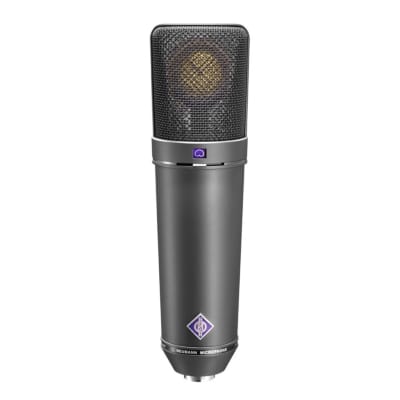 Neumann U87Ai Large-Diaphragm Condenser Microphone with Shock Mount, Case and Cable, Black image 1