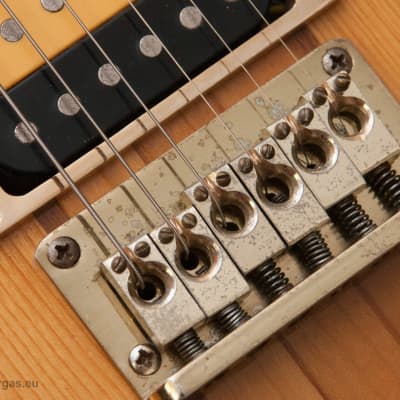 Kay Double Cut, Natural, Neck Through, ebony fingerboard 70's Vintage image 17