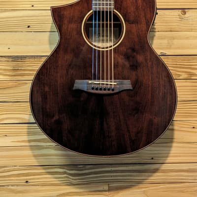 Ibanez AEW21VK-NT1201 Natural Acoustic/Electric Guitar Ovangkol