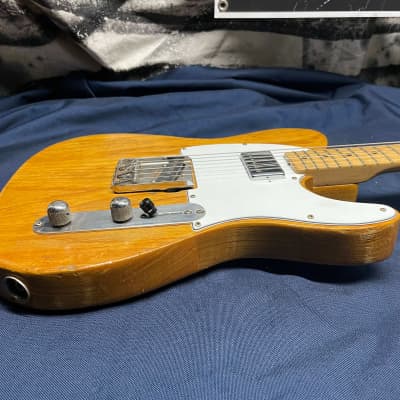 Fender American PARTS Telecaster Guitar - re-finished / routed for humbuckers 1972 - Local Pickup Only image 7