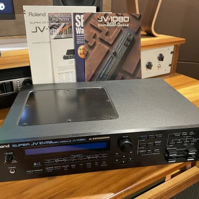 Roland JV-1080 64-Voice Synthesizer Module w/ 4 Expansions and Original Paperwork