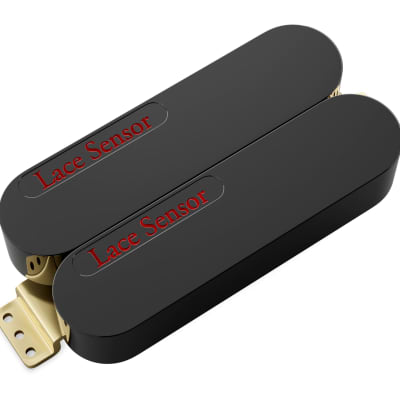LACE Sensor Dually Red/Red Humbucker - Black image 1