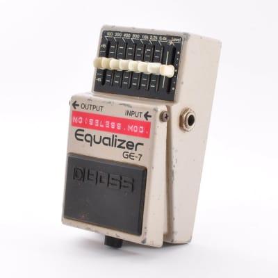 Boss GE-7 Modified Noiseless Equalizer PSA.OK Made In Taiwan 1992 Effects Pedal Used From Japan #ZD60795 image 9
