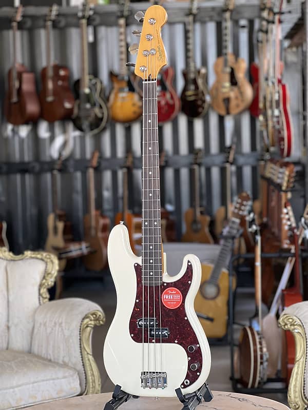 Fender Squier Cv S P Bass Lrl Owt Reverb