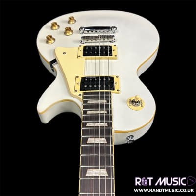 Sheridan A100 Les Paul Electric Guitar in Pearl White w/EMG Pickups image 8