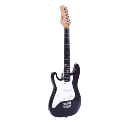 Artist MiniG Black Left Handed 3/4 Size Electric Guitar & Accessories image 4