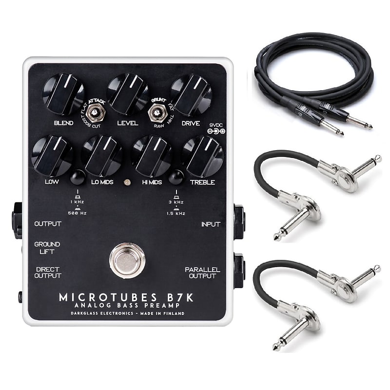 New Darkglass Microtubes B7K V2 Analog Bass Guitar Preamp Pedal MTB7K image 1