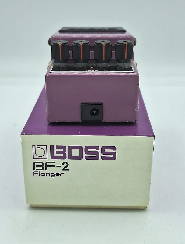 Boss BF-2 Flanger 1980-1984 (Black Label) Made In Japan | Reverb