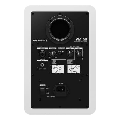Pioneer DJ VM-50 60-Watt 5-Inch 2-Way Powered Active Studio Monitor, White image 3