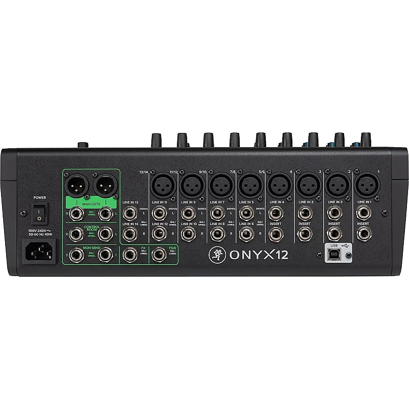Mackie Onyx12 12-Channel Analog Mixer with Multitrack USB image 2