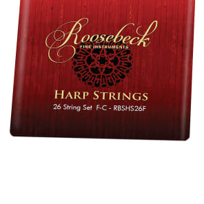 Roosebeck RBSHS26F Harp 26-String Set - F-C