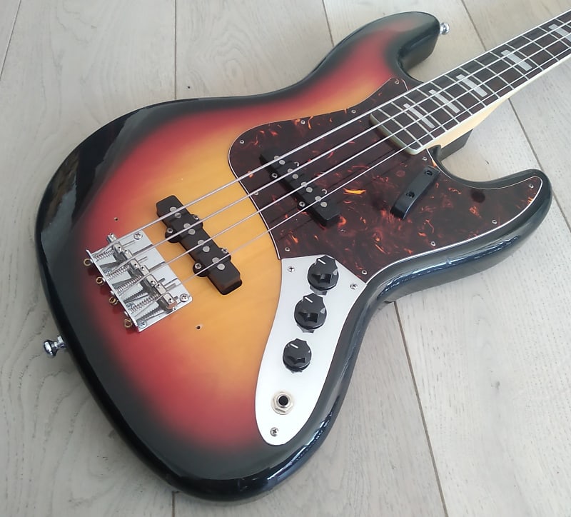 Morris/Moridaira Jazz Bass-H.S. Anderson 1970s Sunburst