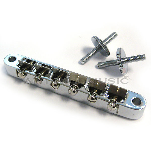 Fully Adjustable Tune O Matic Style Bridge Chrome Reverb UK