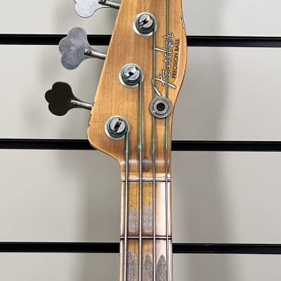 Fender Custom Shop 55 Precision Bass Heavy Relic Vintage White 2023 image 6
