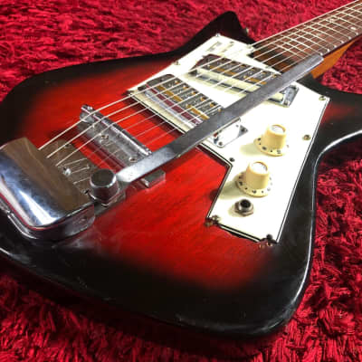 Electric Guitar Sunburst Japan Vintage Norma EG-402 image 2