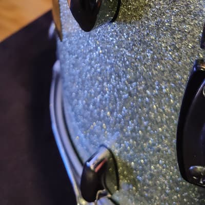 Yamaha 12x10 Absolute Maple Custom Tom Drum 2000 - Silver Sparkle lacquer image 4