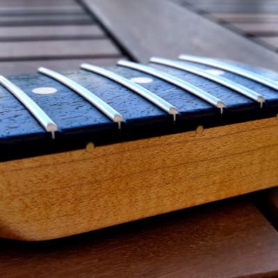 Musikraft Maple/Rosewood Stratocaster Neck Oil Finish 1957 V-Shape, Vintage Compound Radius, SS Frets image 15