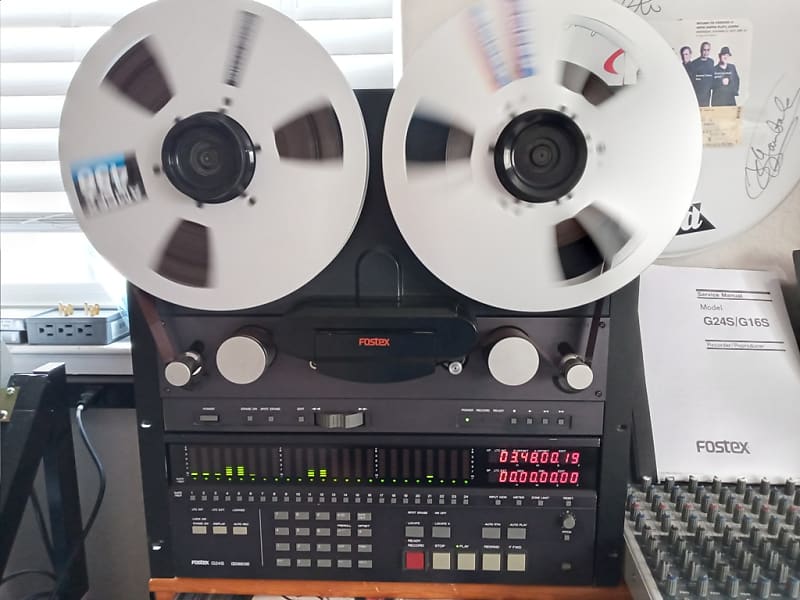 Fostex G-24S PRO 24 Tracks 1 Reel Tape Recorder - fully