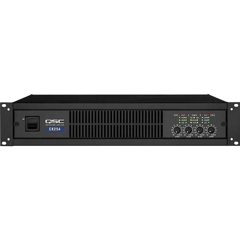 QSC CX254 4-Channel Commercial Power Amplifier image 1
