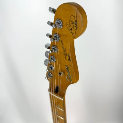 1991 Fender Squier Hank Marvin Japan Stratocaster – Fiesta Red image 23