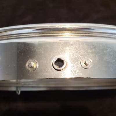 Flat Jacks by Ralph Kester 16" Marching Snare Drum Early 60's - Chrome finish image 3