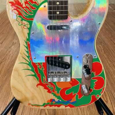 Fender Jimmy Page Telecaster  2022 Natural with Artwork image 1