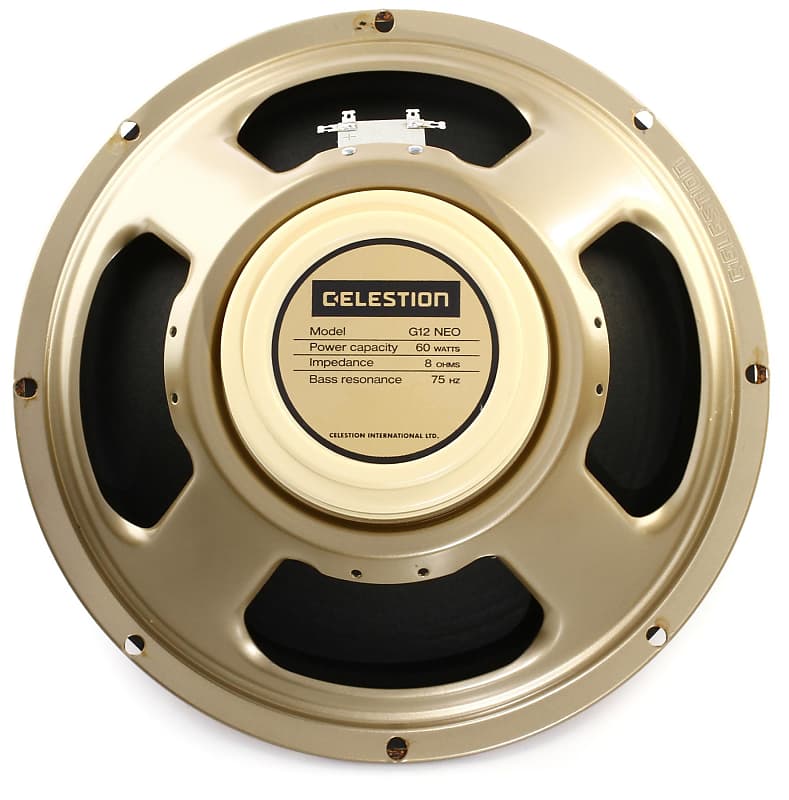 Celestion G12 Neo Creamback 12 inch 60-watt Guitar Speaker - 8 Ohm (2-pack) Bundle image 1