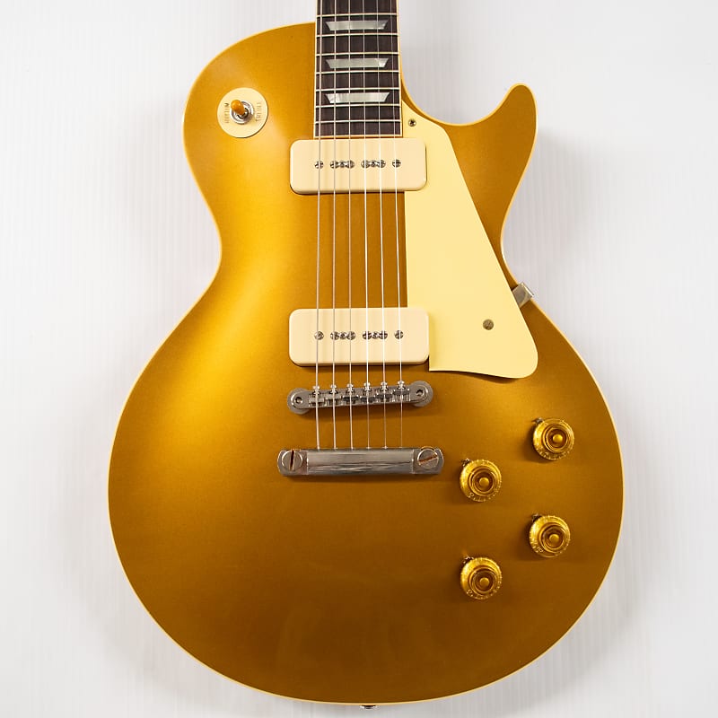 ギター Gibson Custom Shop 1956 Les Paul Goldtop Gibson Custom 1956 Les Paul Goldtop Reissue Electric Guitar