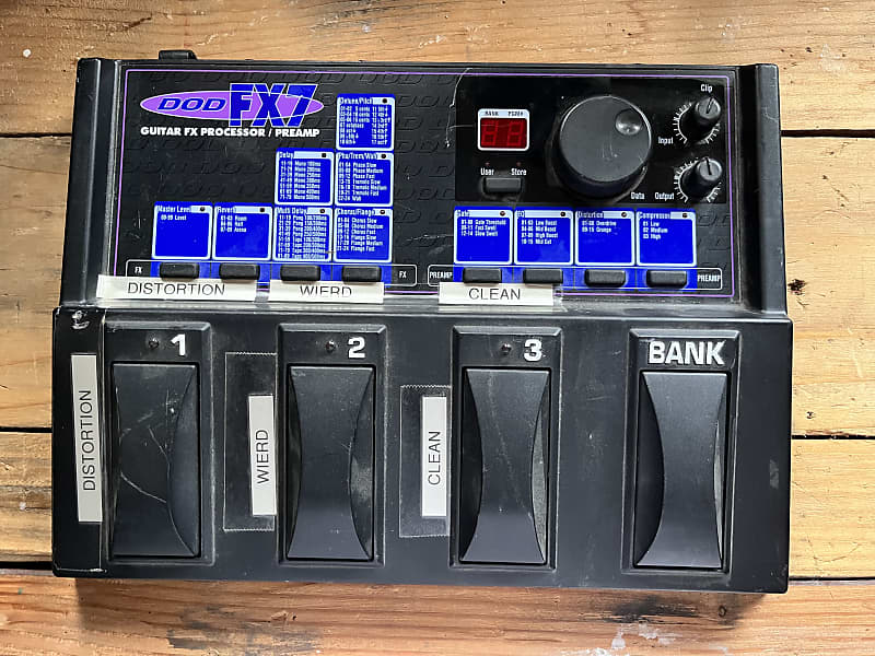 DOD FX7 Guitar FX Processor/Preamp 1997 Made in USA w