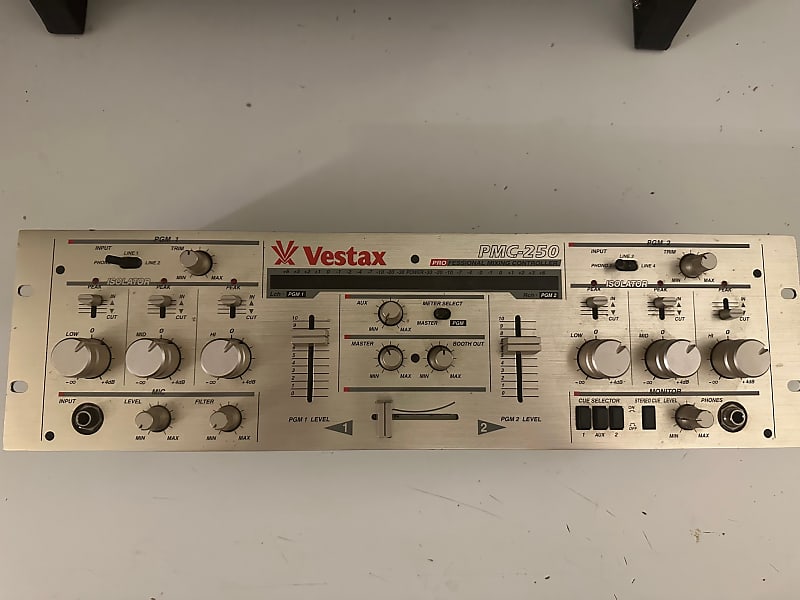 Vestax PMC-250 RARE DJ Mixer with 3-band Isolators | Reverb