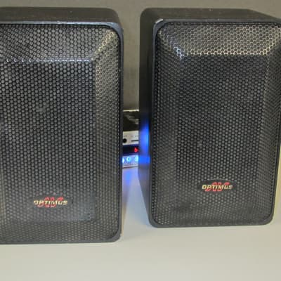 Pair Optimus PRO-7AV Speakers - Minimus 7 PRO-7AV 40-2048 6A3 Date Code - Black image 11