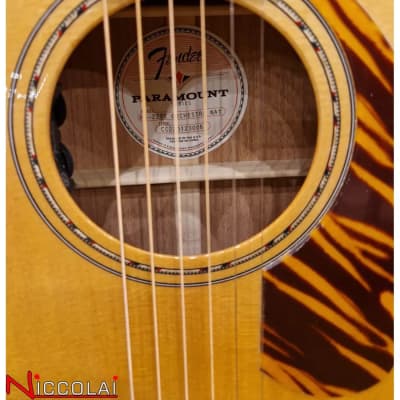 Fender Paramount PO-220E ORCHESTRA Ovangkol Fingerboard, Natural image 7