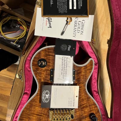 Gibson Les Paul Custom Axcess 2021 - Master Grade Koa image 21
