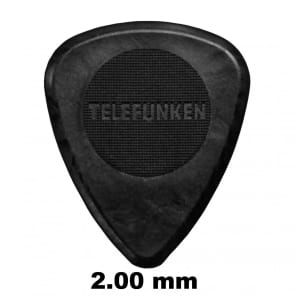 6 Pack - Telefunken Graphite & Delrin Guitar Picks - Choose Size/Thickness image 2
