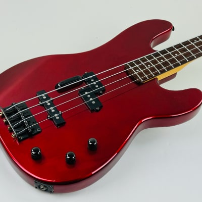 Schecter Genesis Bass, "Man, the Nut Was Just Gone," 1985 - Metallic Candy Red image 7