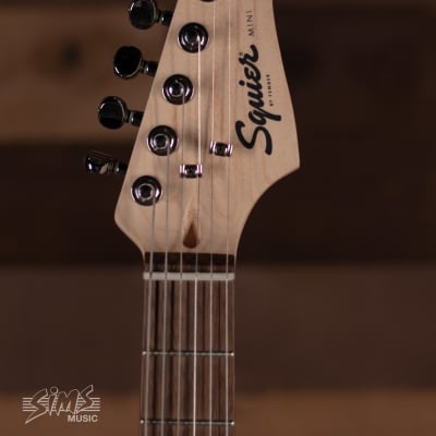 Squier Mini Stratocaster, Laurel FB, Black image 7