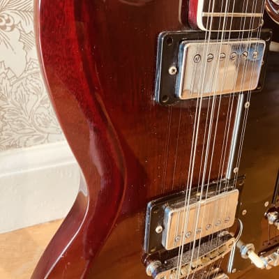CSL-Twin Neck 1973-76 - Cherry Red (Ibanez 2402), Exceptional Condition, OEM HS Fitted Case, Free Worldwide Delivery ! image 3