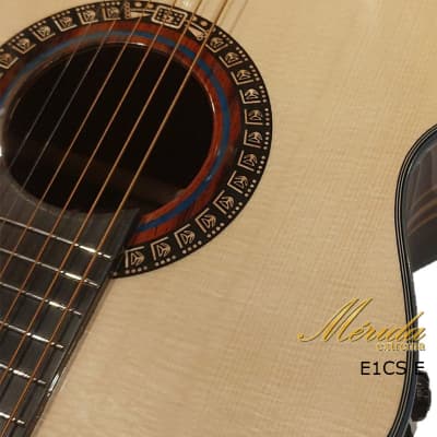 Luminous! Merida Extrema E1CS Solid Sikta Spruce & Rosewood Acoustic Electronic Guitar image 13
