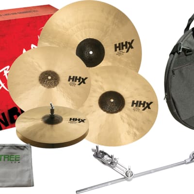 Sabian 15005XCNP HHX Complex Promotional Set Cymbal Pack w/ Cloth