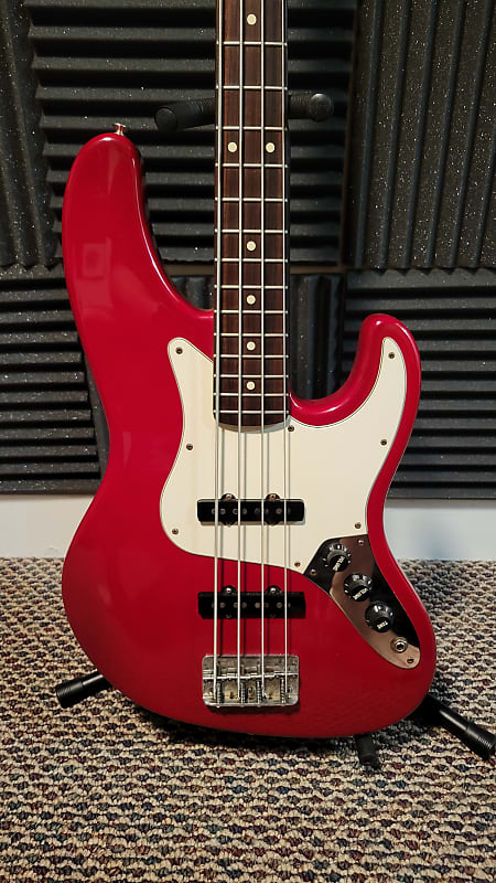 Fender American Standard Jazz Bass 1993 - 1994 - Lipstick Red image 1