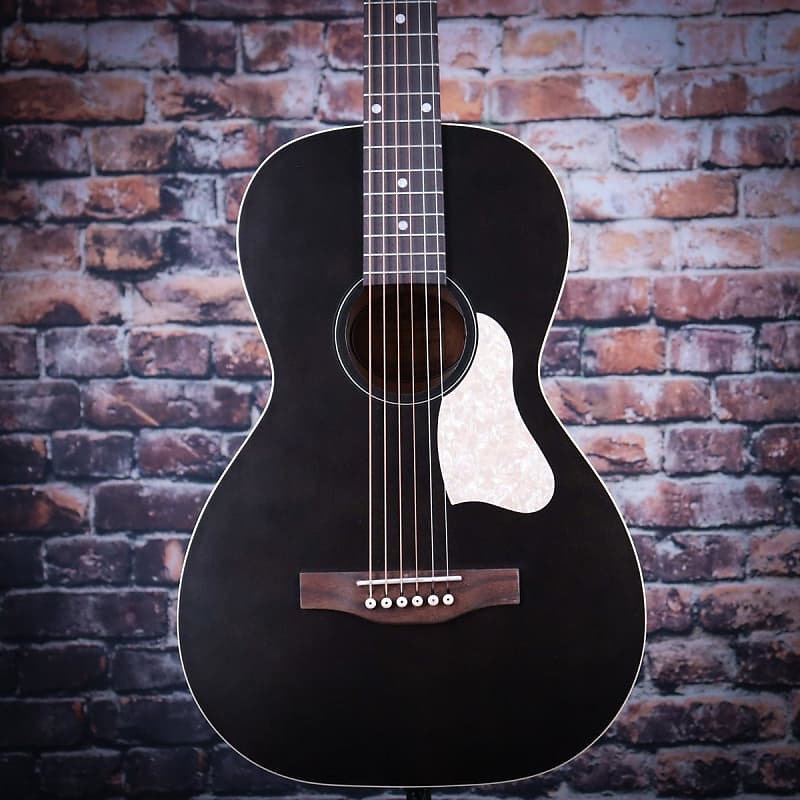 Art & Lutherie Roadhouse Parlor Acoustic Guitar | Faded Black image 1