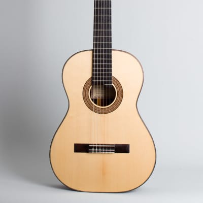 Jorge Menezes  Hermann Hauser Style Classical Guitar (2023), ser. #106, black hard shell case. image 1