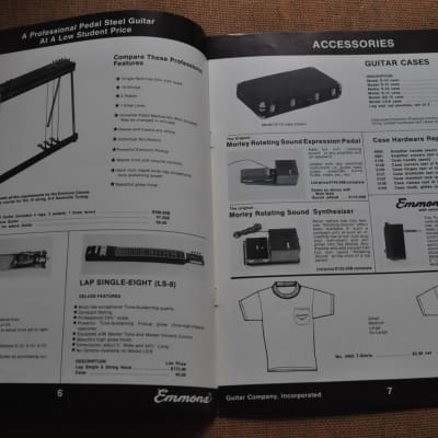 Emmons vintage catalog booklet brochure. 1970's | Reverb