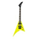 Jackson JS1X Rhoads Minion Short Scale Electric Guitar in Neon Yellow
