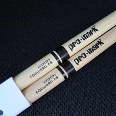 Promark by D'Addario Foward 5B Hickory Nylon Tip Drum Sticks TX5BN image 2