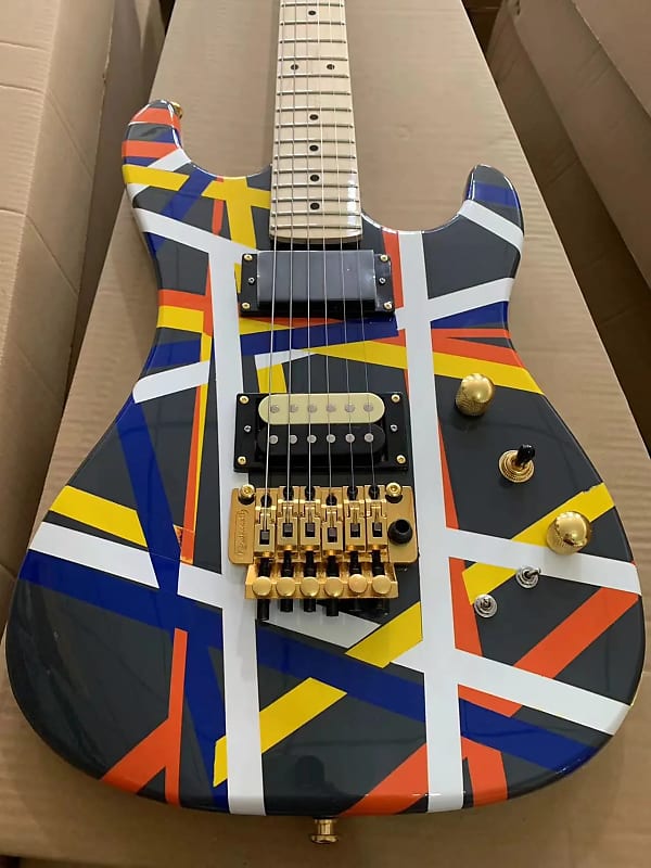 Kramer Pacer Eddie Van Halen Prototype Striped Guitar Floyd | Reverb