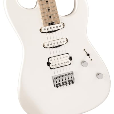 Charvel Pro-Mod San Dimas Style 1 HSS HT M Guitar, Maple, Platinum Pearl image 2