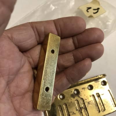 Fender Bass 1980's Gold Bridge and Thumb rest image 2